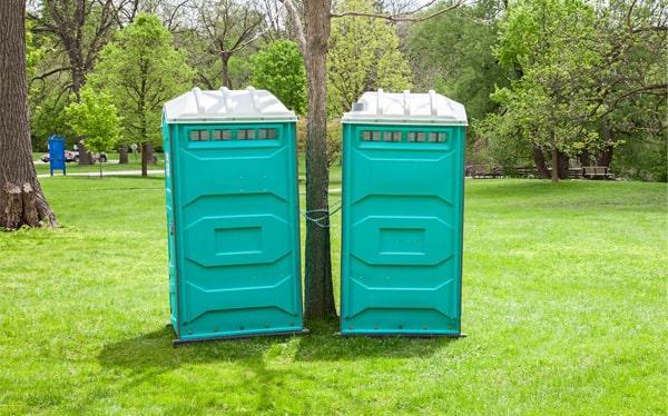 long-term porta potties should be serviced on a regular basis, usually once a week, to ensure cleanliness and functionality